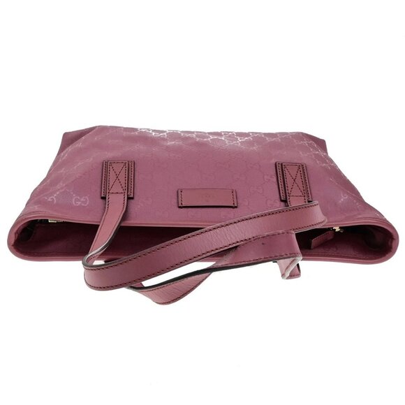 GUCCI Logo Imprime GG Pattern Shoulder Bag PVC Leather Pink GHW Italy 31YH147 - Picture 13 of 16